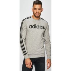 Adidas - Bluza. Szare bluzy męskie Adidas, m, z nadrukiem, z bawełny, z okrągłym kołnierzem, bez rękawów, bez kaptura. W wyprzedaży za 199,90 zł.