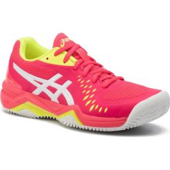 Buty ASICS - Gel-Challenger 12 Clay 1042A039 Laser Pink/White 705. Różowe buty sportowe damskie Asics, bez wzorów, z tworzywa sztucznego, sportowe, tenisowe. W wyprzedaży za 299,00 zł.