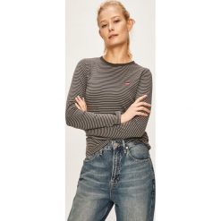 Levi's - Longsleeve. Szare bluzki damskie Levi's®, s, bez wzorów, z bawełny, casualowe, z okrągłym kołnierzem, z długim rękawem. W wyprzedaży za 129,90 zł.