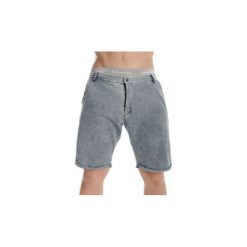 SPODENKI JEANS. Niebieskie spodenki i szorty męskie l, z haftami, z elastanu. Za 169,00 zł.