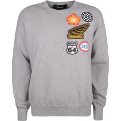 Dsquared2 Sweter "Oversize". Swetry męskie Dsquared2, bez wzorów, z okrągłym kołnierzem, bez kaptura. Za 1299,00 zł.