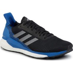 Buty adidas - Solar Glide St 19 M F34098 Cblack/Grefiv/Blue. Czarne buty sportowe męskie Adidas, z tworzywa sztucznego, bez zapięcia, do biegania. W wyprzedaży za 419,00 zł.