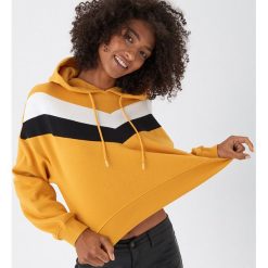 Bluza oversize z kapturem - Żółty. Żółte bluzy damskie House, s, bez wzorów, bez rękawów, z kapturem. Za 89,99 zł.