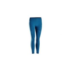 Legginsy bezszwowe 7/8. Niebieskie legginsy damskie DOMYOS, xl, bez wzorów, z elastanu. Za 64,99 zł.