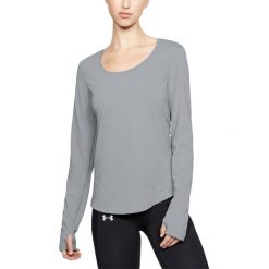 Under Armour Koszulka damska Threadborne Streaker Long Sl szara r. XS (1271534-036). Szare bluzki damskie Under Armour, xs. Za 100,58 zł.