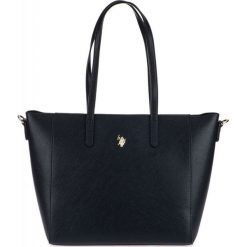 U.S. POLO ASSN. torebka Jones Shopping czarna. Czarne torebki klasyczne damskie U.S. Polo Assn., bez wzorów, eleganckie, bez dodatków. W wyprzedaży za 305,00 zł.