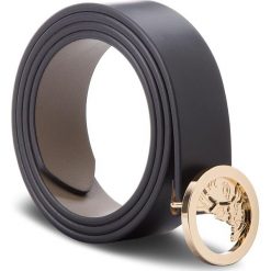 Pasek Damski VERSACE COLLECTION - LCD0276 LVCHL L410 Nero. Czarne paski damskie marki Versace Collection, w paski, ze skóry. Za 809,00 zł.
