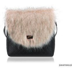 TOREBKA PURO CLASSIC 1253 FUR 5. Torebki klasyczne damskie Pakamera, bez wzorów, na ramię, bez dodatków. Za 184,00 zł.
