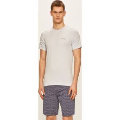 Calvin Klein Underwear - Piżama. Niebieskie piżamy męskie Calvin Klein Underwear, s, bez wzorów, z elastanu, bez rękawów. W wyprzedaży za 199,90 zł.