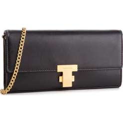 Torebka TORY BURCH - Clutch 51020 Black 001. Czarne torebki klasyczne damskie Tory Burch, z aplikacjami, ze skóry, wizytowe, zdobione, bez dodatków. Za 1529,00 zł.