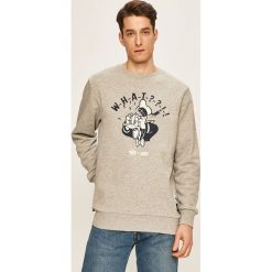 Jack & Jones - Bluza. Niebieskie bluzy męskie Jack & Jones, s, z nadrukiem, z bawełny, z kapturem, bez rękawów, bez kaptura. W wyprzedaży za 169,90 zł.