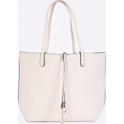 Answear - Torebka dwustronna. Szare shopper bag damskie ANSWEAR, z materiału, do ręki, średnie. W wyprzedaży za 129,90 zł.