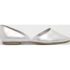 S. Oliver - Baleriny. Szare baleriny damskie S.Oliver, bez wzorów, ze skóry, bez obcasa. W wyprzedaży za 199,90 zł.