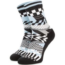 Skarpety Wysokie Damskie HAPPY SOCKS - ATCHS27-0100 Czarny Kolorowy. Czarne skarpetki damskie Happy Socks, bez wzorów, z elastanu. Za 47,90 zł.