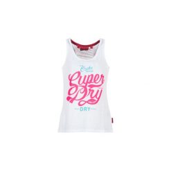 Topy damskie: Topy na ramiączkach / T-shirty bez rękawów Superdry OSAKA BRAND