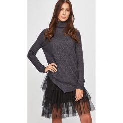 Liu Jo - Sukienka + sweter. Szare sukienki damskie Liu Jo, na co dzień, s, bez wzorów, z elastanu, casualowe, z włoskim kołnierzykiem, z długim rękawem, długie, maxi, proste. Za 1149,00 zł.
