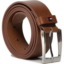 Pasek Męski TOMMY HILFIGER - Layton Leather 3.5 AM0AM05901 GB8. Pomarańczowe paski męskie TOMMY HILFIGER, w paski, ze skóry. Za 179,00 zł.