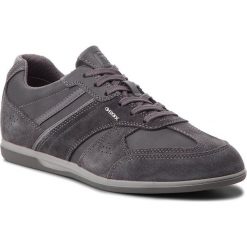 Półbuty GEOX - U Renan A U824GA 022ME C9A4N Anthracite/Dk Jeans. Szare półbuty skórzane męskie Geox. W wyprzedaży za 299,00 zł.
