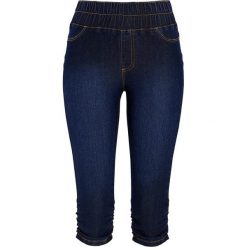 Happy Holly Rybaczki Becky dark denim female niebieski 34. Niebieskie rybaczki damskie Happy Holly, bez wzorów, z dzianiny. W wyprzedaży za 89,00 zł.
