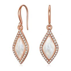 Kolczyki damskie: Powlekane kolczyki „Carissa” z kryształkami Swarovski