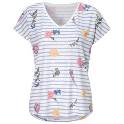Cellbes Bluzka kolorowy w kwiaty female ze wzorem 34/36. Bluzki damskie Cellbes, w kwiaty, z dżerseju, bez kołnierzyka, bez rękawów. W wyprzedaży za 59,00 zł.