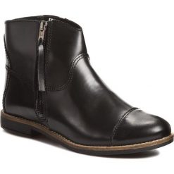 Botki FILIPE - Polido 7689 Preto. Czarne buty zimowe damskie marki Filipe, ze skóry, na obcasie. W wyprzedaży za 199,00 zł.