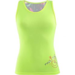 Top Dragonflies limonka. Bluzki damskie FJ!, m, z nadrukiem, z poliesteru, wakacyjne, z dekoltem na plecach, bez rękawów. W wyprzedaży za 44,50 zł.