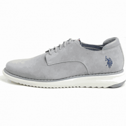 U.S. POLO ASSN. tenisówki męskie MONTEREY2 SUEDE 4139S9/S3 40 szare. Szare trampki męskie U.S. Polo Assn., z aplikacjami, z weluru, klasyczne, bez zapięcia. Za 439,00 zł.