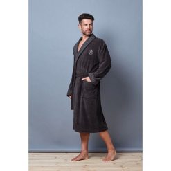 Szlafroki męskie: Szlafrok męski Clint szary r. XL