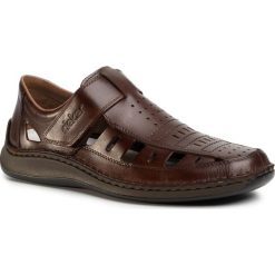 Półbuty RIEKER - 05296-25 Braun. Pomarańczowe półbuty męskie Rieker, na co dzień, bez wzorów, ze skóry, eleganckie, bez zapięcia. W wyprzedaży za 239,00 zł.