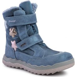 Śniegowce PRIMIGI - GORE-TEX 4382000 D Azzur. Niebieskie śniegowce dziewczęce Primigi, bez zapięcia. W wyprzedaży za 259,00 zł.
