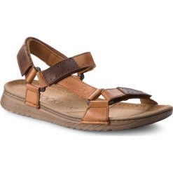 Sandały LASOCKI FOR MEN - MI07-A612-A472-17 Brązowy. Pomarańczowe klapki męskie Lasocki For Men, bez wzorów, ze skóry. Za 99,99 zł.