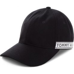 Czapka z daszkiem TOMMY HILFIGER - Th Tape Cap AW0AW05938 002. Czarne czapki z daszkiem damskie TOMMY HILFIGER, z materiału. Za 179,00 zł.
