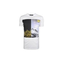 T-shirty z krótkim rękawem Dsquared S74GD0265. Białe t-shirty męskie Dsquared, s, bez wzorów, bez kołnierzyka, krótkie. Za 489,00 zł.