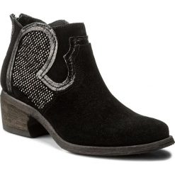 Botki KHRIO - 172K7515VSPQ Nero/Nero. Czarne botki damskie skórzane marki Khrio, na obcasie. W wyprzedaży za 279,00 zł.
