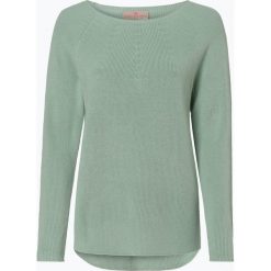 Lieblingsstück - Sweter damski, zielony. Zielone swetry damskie Lieblingsstück, bez wzorów, z bawełny, bez rękawów, bez kaptura. Za 349,95 zł.
