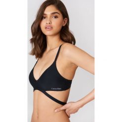 Biustonosze bardotka: Calvin Klein Biustonosz Triangle – Black
