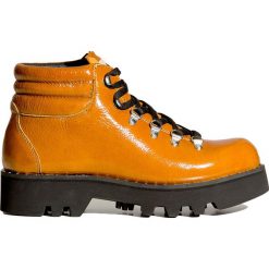 Buty MONTELLIANA ANABEL. Pomarańczowe buty trekkingowe damskie Montelliana, na zimę. W wyprzedaży za 1160,00 zł.