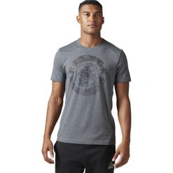 Reebok Koszulka Spin Tee szara r. M (BK5227). Szare koszulki sportowe męskie Reebok, m. Za 78,09 zł.