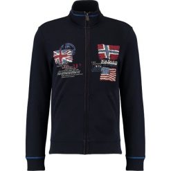 Napapijri BEBIBA Bluza rozpinana blu marine. Niebieskie kardigany męskie Napapijri, xl, z bawełny. W wyprzedaży za 377,10 zł.