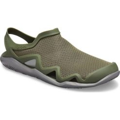 Crocs Sandały Swiftwater Mesh Wave M Army Green/Slate Grey M9 (42-43). Szare klapki męskie Crocs, z materiału. Za 229,00 zł.