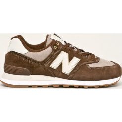 New Balance - Buty ML574SNM. Pomarańczowe sneakersy męskie New Balance, na sznurówki. W wyprzedaży za 329,90 zł.