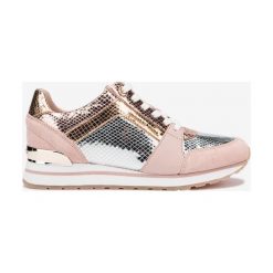 Michael Kors Billie Tenisówki Złoty Beżowy. Żółte trampki i tenisówki damskie Michael Kors, bez wzorów, ze skóry, bez zapięcia. Za 767,95 zł.