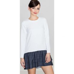 Czarna Sukienka z Podwójna Falbanką w Kratę. Czarne sukienki damskie Molly.pl, s, bez wzorów, z dzianiny, z falbankami, bez rękawów. Za 148,90 zł.