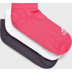 Adidas Performance - Skarpetki (3-pack). Różowe skarpetki damskie marki adidas Performance, z elastanu. Za 39,90 zł.
