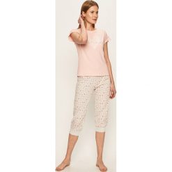 Henderson Ladies - Piżama. Różowe piżamy damskie Henderson Ladies, s, z nadrukiem, z elastanu, bez rękawów. W wyprzedaży za 89,90 zł.