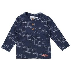 Dirkje Koszulka Chłopięca Z Deskorolką 92 Niebieska. Niebieskie t-shirty chłopięce marki Dirkje, z nadrukiem. Za 55,00 zł.