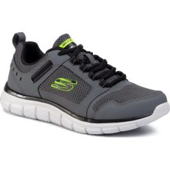 Sneakersy SKECHERS - 232001 CCBK Grey. Szare sneakersy męskie Skechers, na co dzień, bez wzorów, ze skóry, eleganckie, bez zapięcia. Za 229,99 zł.