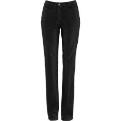 Spodnie "Superstretch" STRAIGHT bonprix czarny. Czarne spodnie damskie bonprix, z jeansu. Za 109,99 zł.