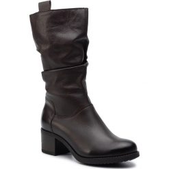 Kozaki LASOCKI - SM-WMA-011CB Brown. Pomarańczowe kozaki damskie Lasocki, ze skóry, przed kolano, na wysokim obcasie, bez zapięcia. Za 359,99 zł.